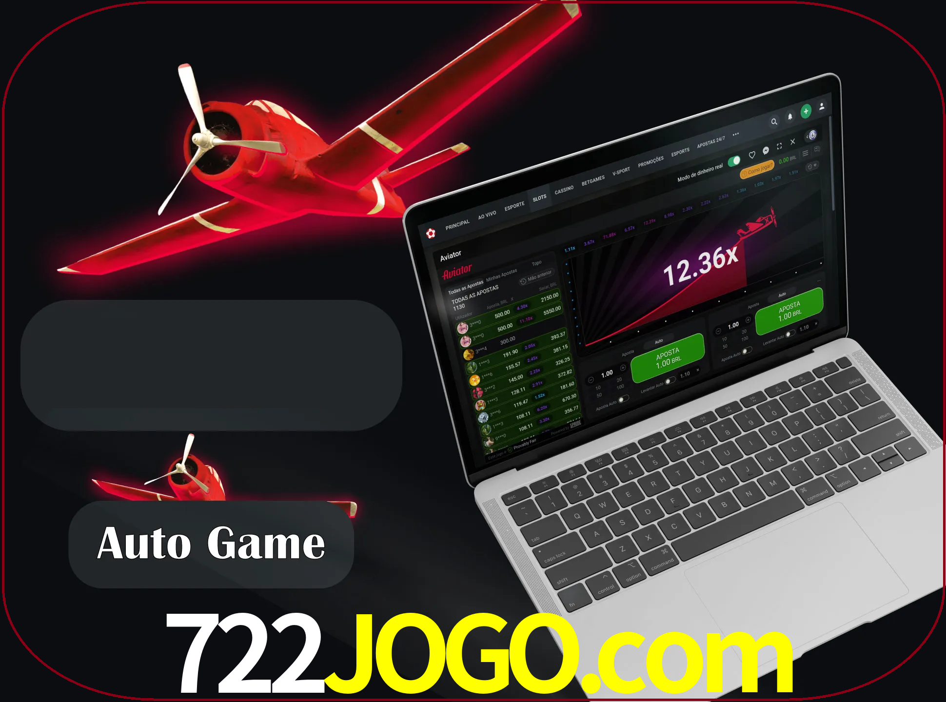 No modo automático, os jogos apostam e sacam seu dinheiro automaticamente.