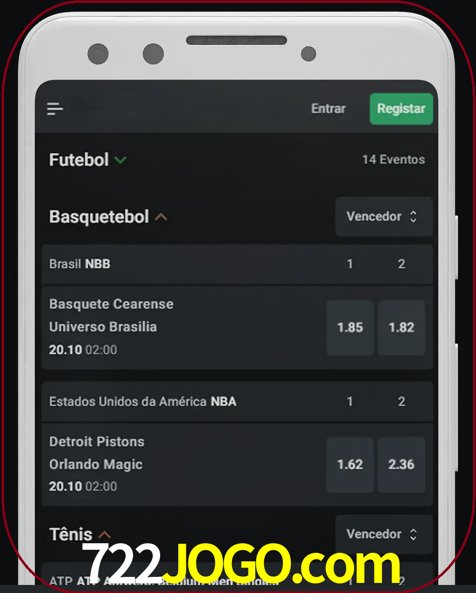 Aposte e assista aos esportes em formato ao vivo.