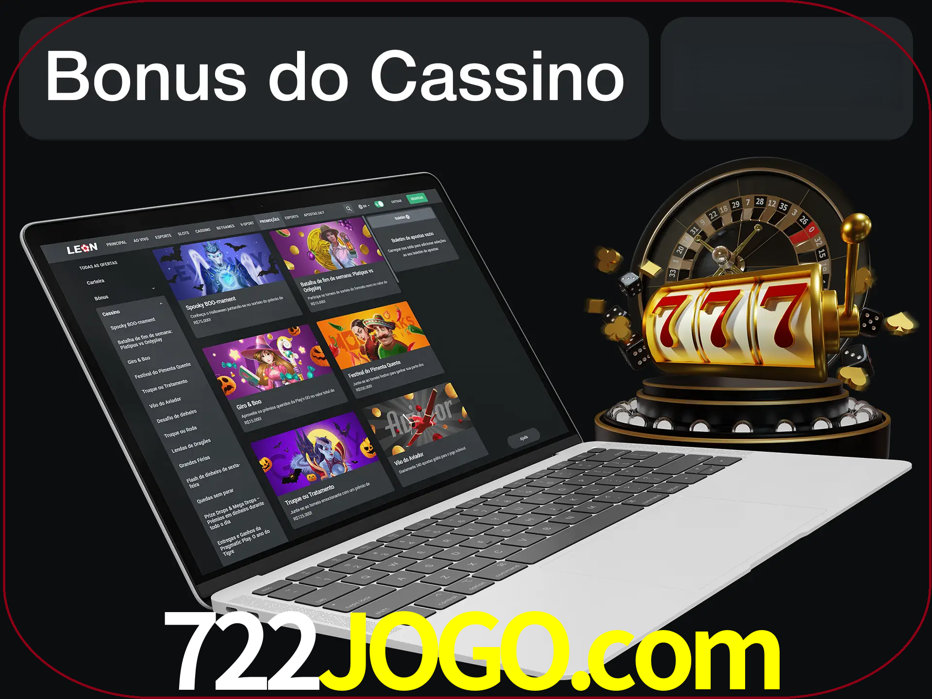 Use o bônus do cassino para começar melhor.