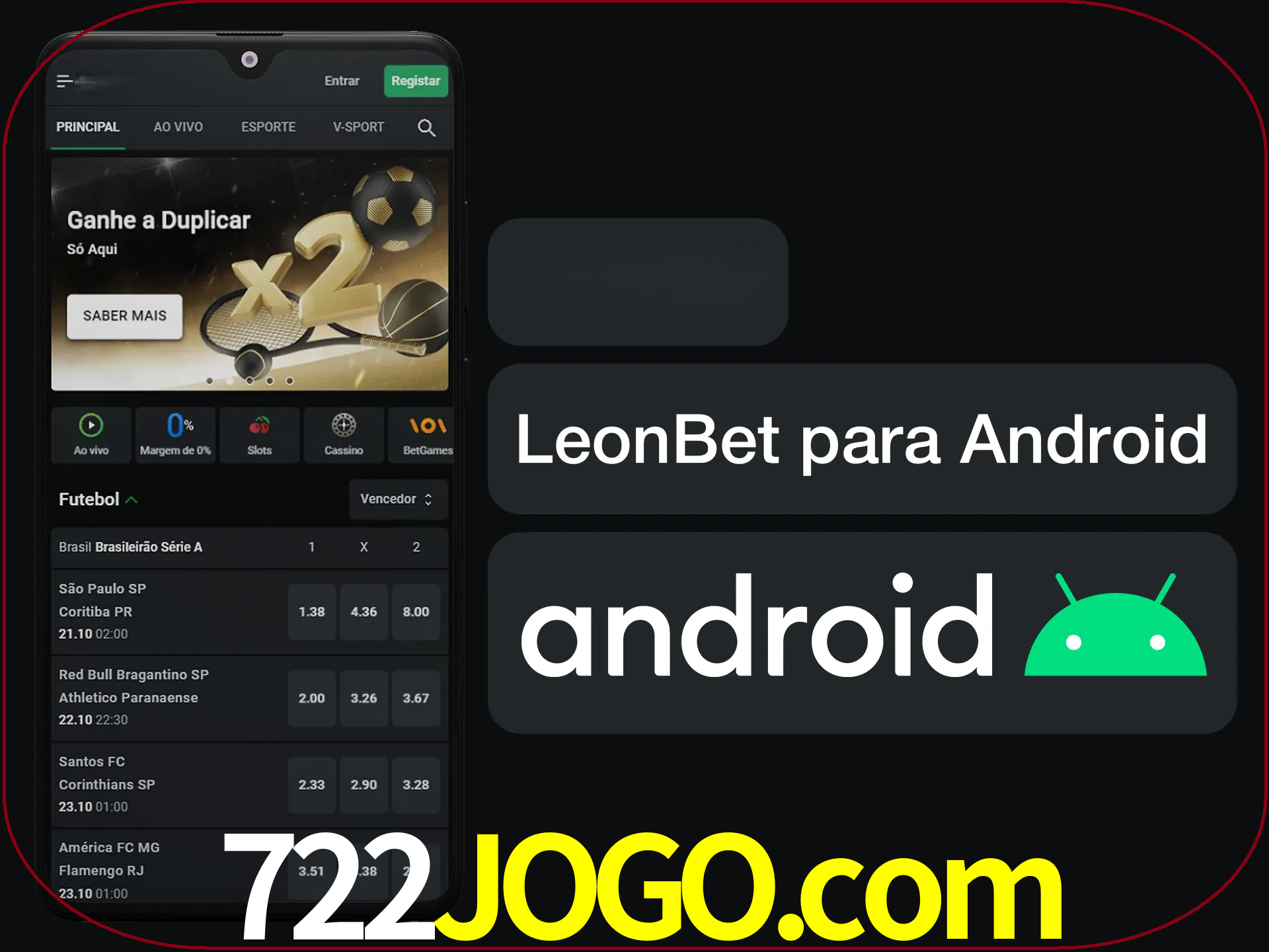 Adquira sua versão poket de LeonBet.