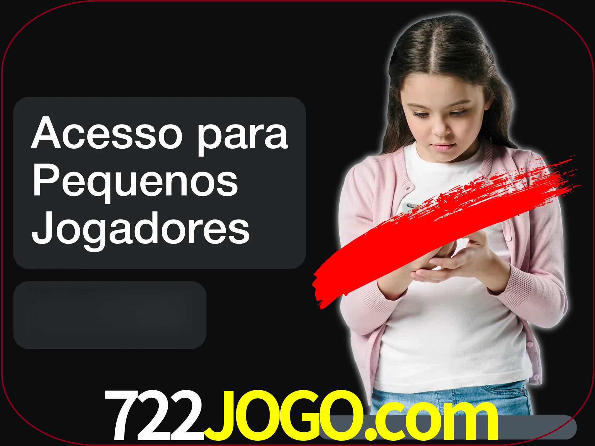 As crianças não podem jogar jogos de cassino.
